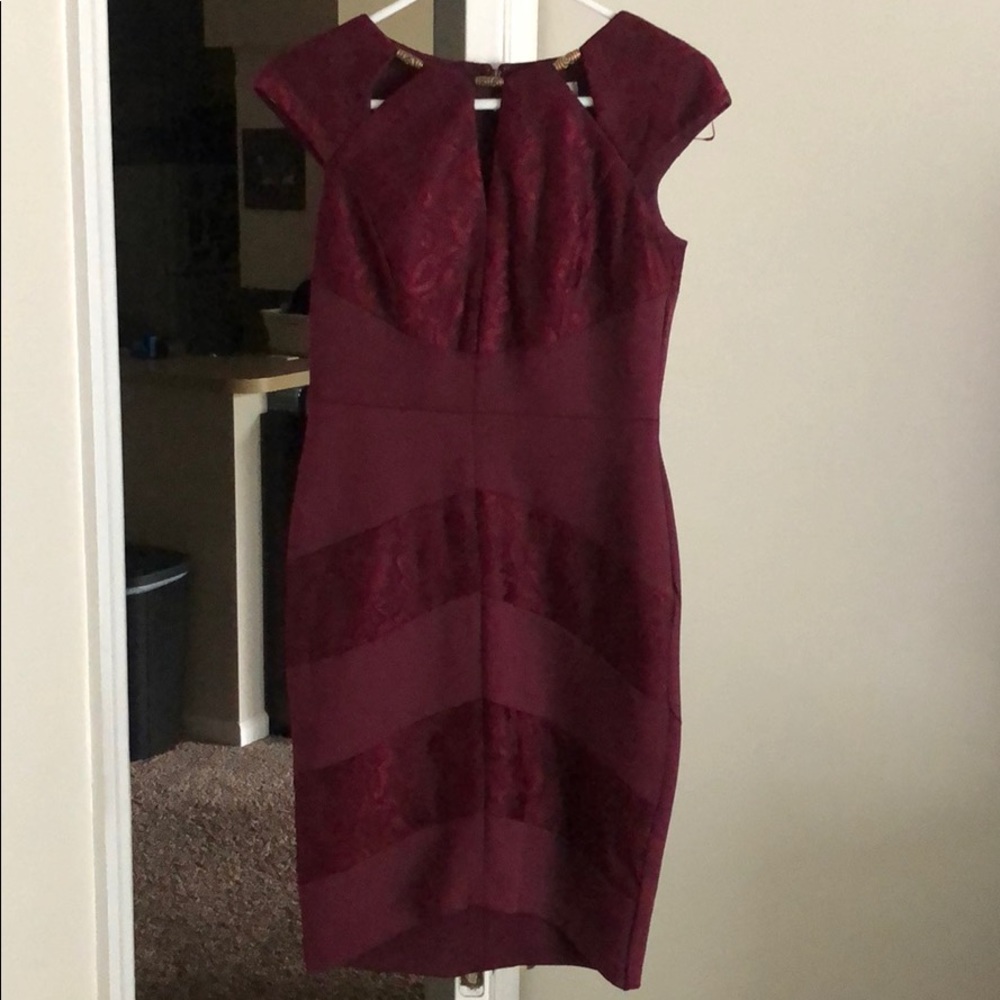 Maroon Dress
